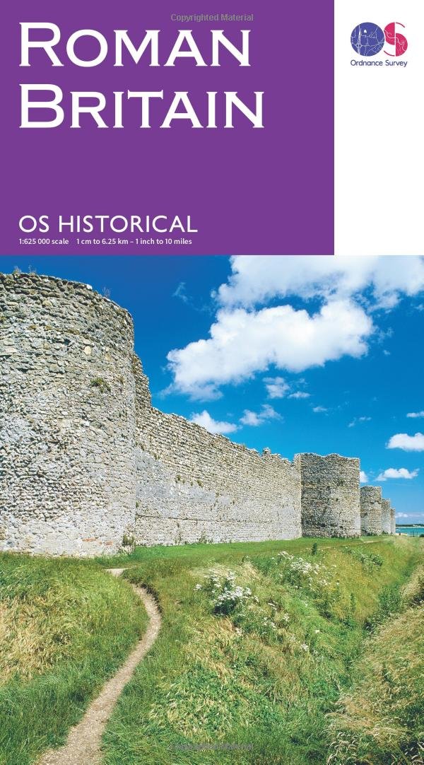 Online bestellen: Wegenkaart - landkaart Roman Britain | Ordnance Survey
