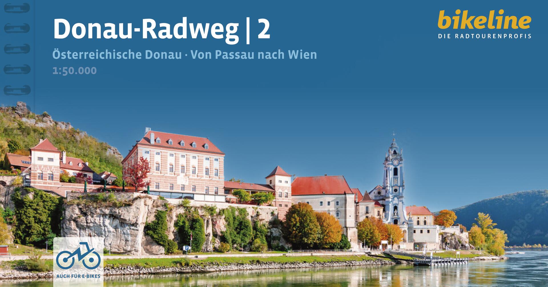 Online bestellen: Fietsgids Bikeline Donauradweg 2 Passau - Wenen (Duitstalig) | Esterbauer