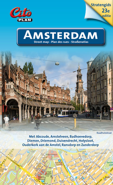 Stadsplattegrond Stratengids Amsterdam | Citoplan de zwerver