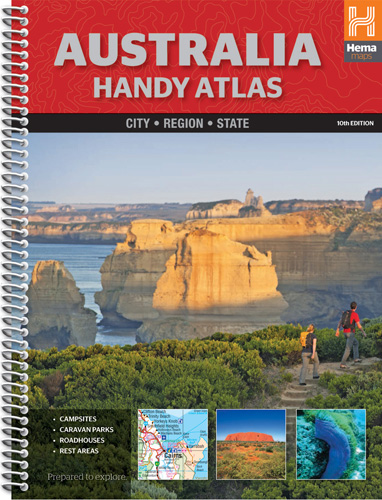 Wegenatlas Australia Handy Atlas - Australië | Hema maps | 
