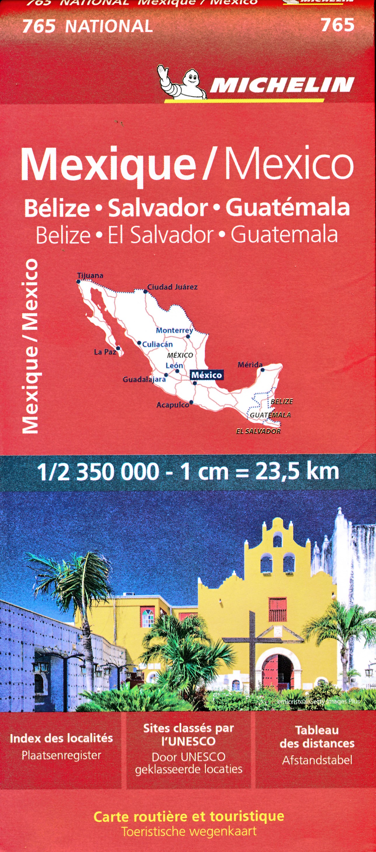 Online bestellen: Wegenkaart - landkaart 765 Mexico | Michelin