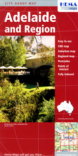 Landkaart - wegenkaart Adelaide and Region | Hema maps |