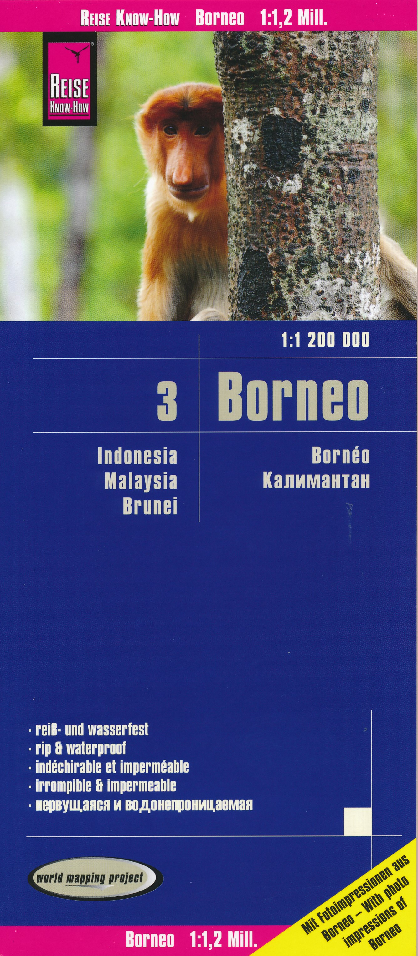 Online bestellen: Wegenkaart - landkaart Borneo | Reise Know-How Verlag