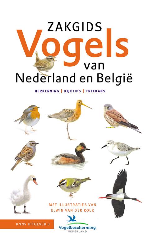 Online bestellen: Vogelgids - Natuurgids Zakgids Vogels van Nederland en België | KNNV Uitgeverij