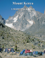 Wandelkaart Mount Kenya | EWP |