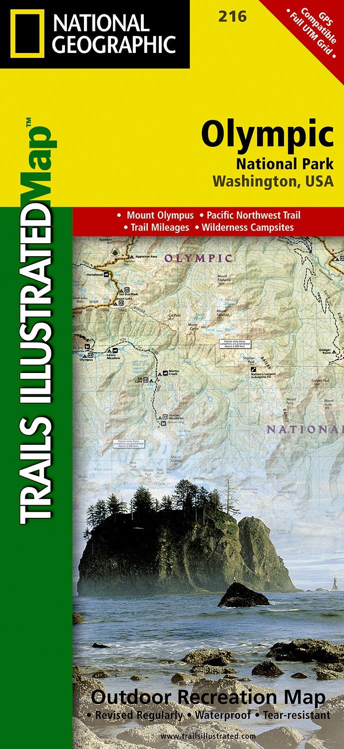 Online bestellen: Wandelkaart 216 Olympic National Park | National Geographic