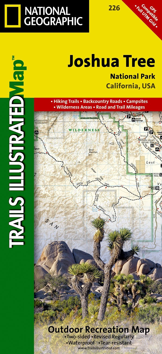 Online bestellen: Wandelkaart - Topografische kaart 226 Joshua Tree National Park | National Geographic