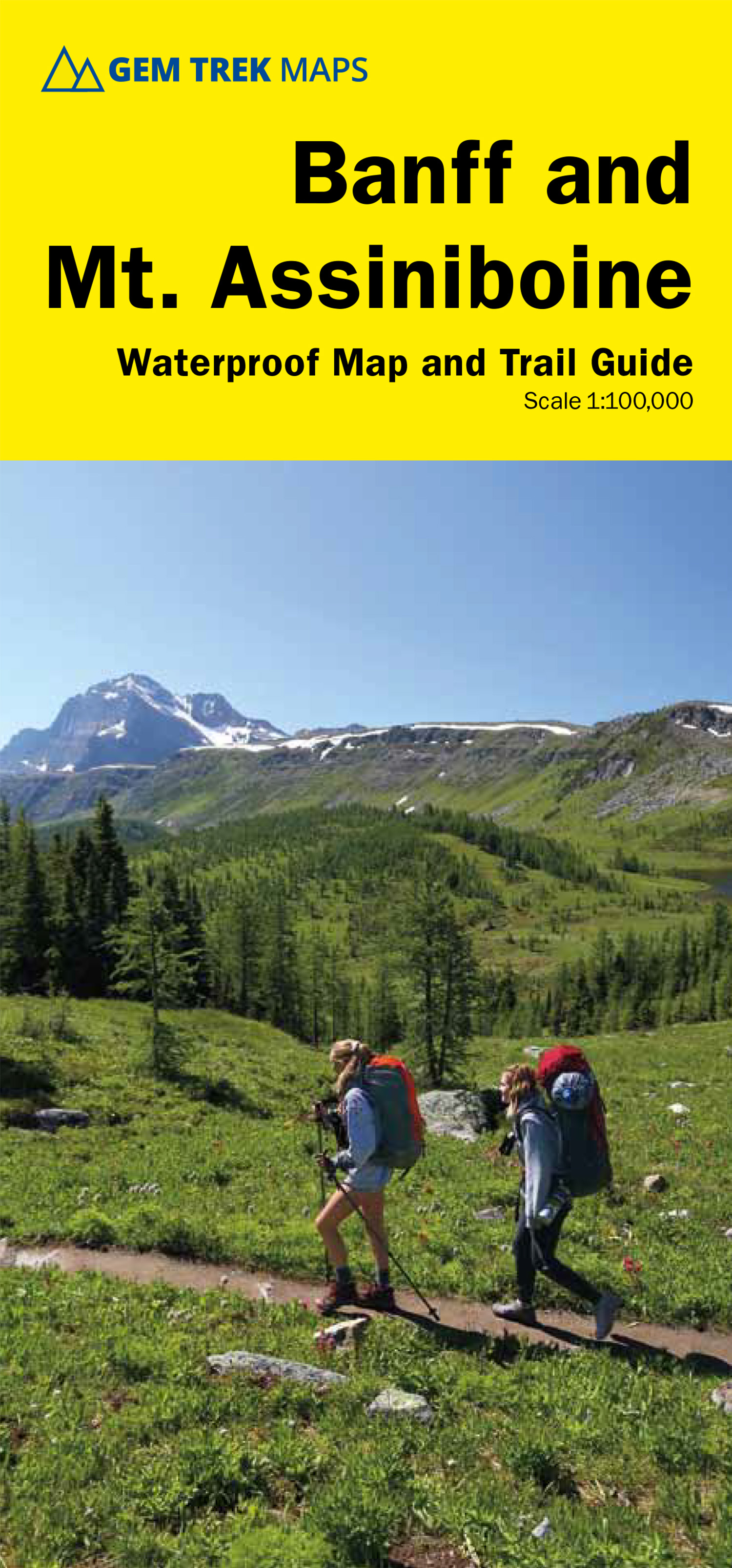 Online bestellen: Wandelkaart 05 Banff National Park and Mt. Assiniboine | Gem Trek Maps