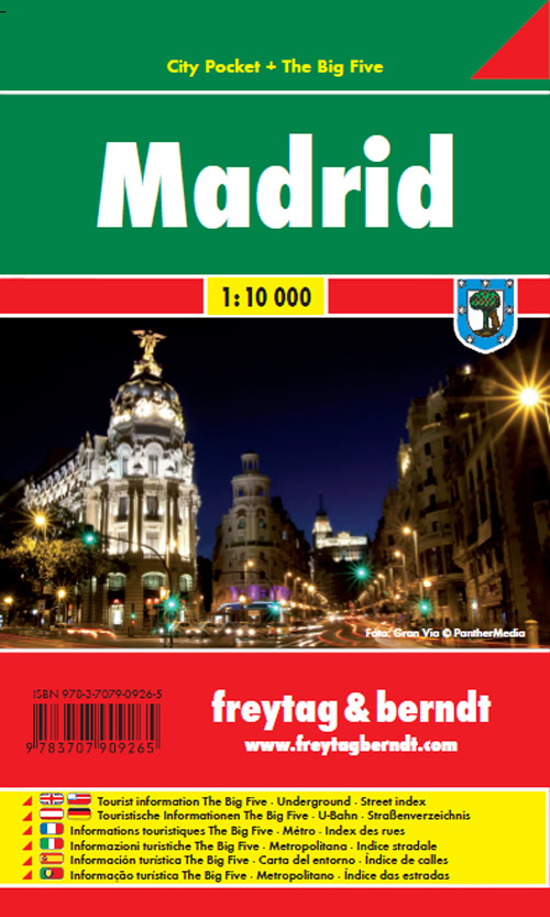 Online bestellen: Stadsplattegrond Madrid | Freytag & Berndt