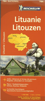 Landkaart - wegenkaart 784 Litouwen | Michelin | 