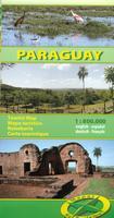 Landkaart - wegenkaart Paraguay | Mapas Naturismo | 