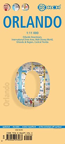 Online bestellen: Stadsplattegrond Orlando | Borch