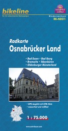 Online bestellen: Fietskaart NDS11 Bikeline Radkarte Osnabrücker Land | Esterbauer