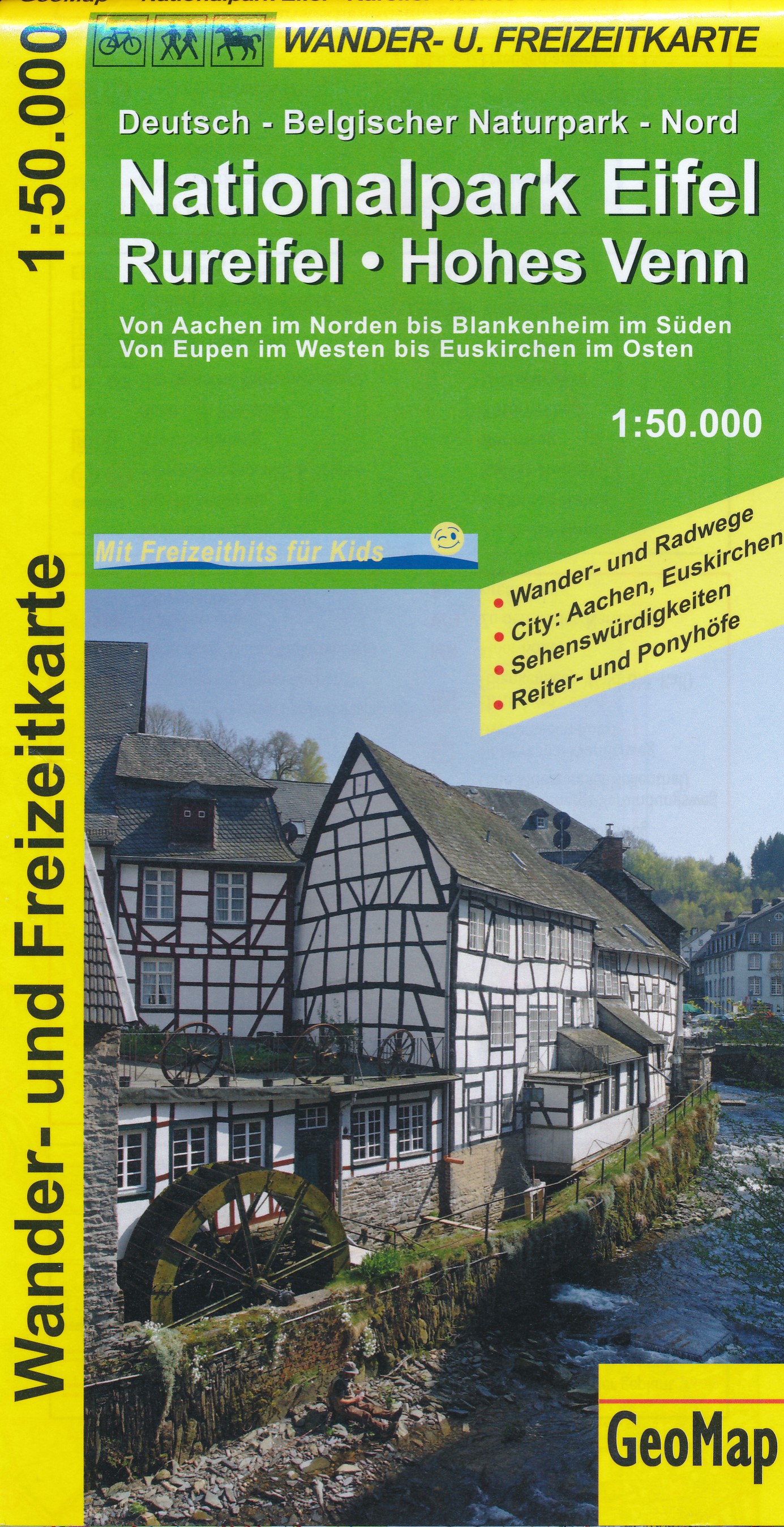 Online bestellen: Wandelkaart 44101 Nationalpark Eifel - Rureifel - Hohes Venn | GeoMap
