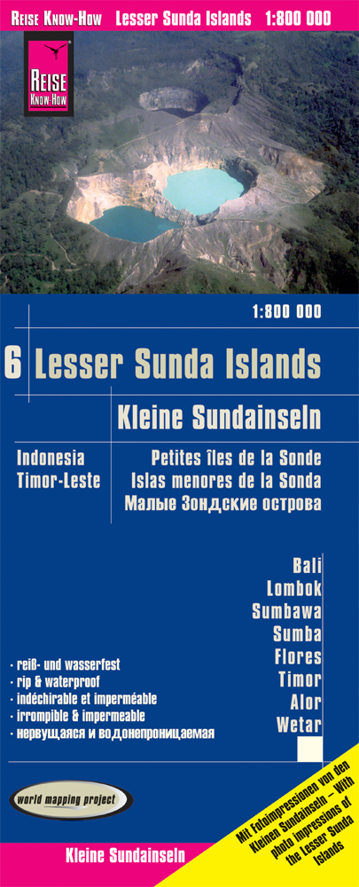 Online bestellen: Wegenkaart - landkaart Kleine Sunda eilanden (Nusa Tenggara) | Reise Know-How Verlag