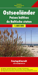 Wegenkaart  - landkaart Ostseelander - Oostzeelanden | Freytag &amp; Berndt | 