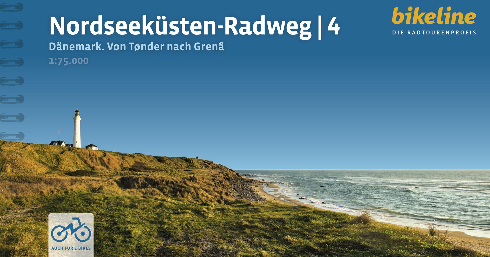Online bestellen: Fietsgids Bikeline Nordseekusten radweg 4 (NSCR) teil 4 Danmark - Denemarken NSCR | Esterbauer