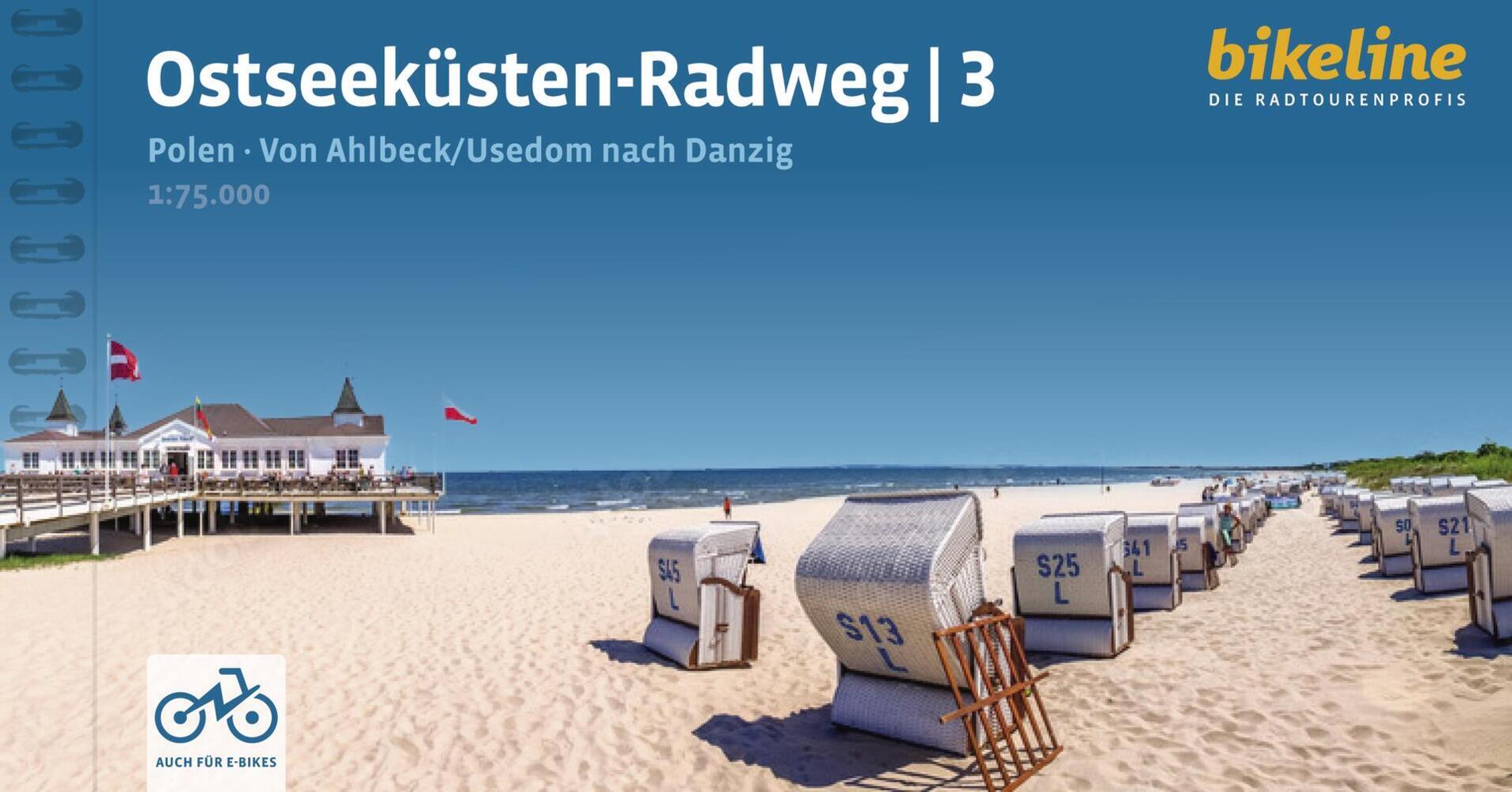 Online bestellen: Fietsgids Bikeline Ostseeküstenradweg 3: Polen - Ahlbeck / Usedom nach Danzig | Esterbauer