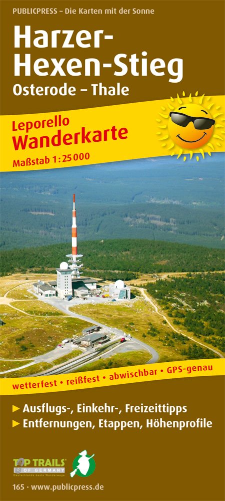Online bestellen: Wandelkaart Harzer Hexen Stieg | Publicpress