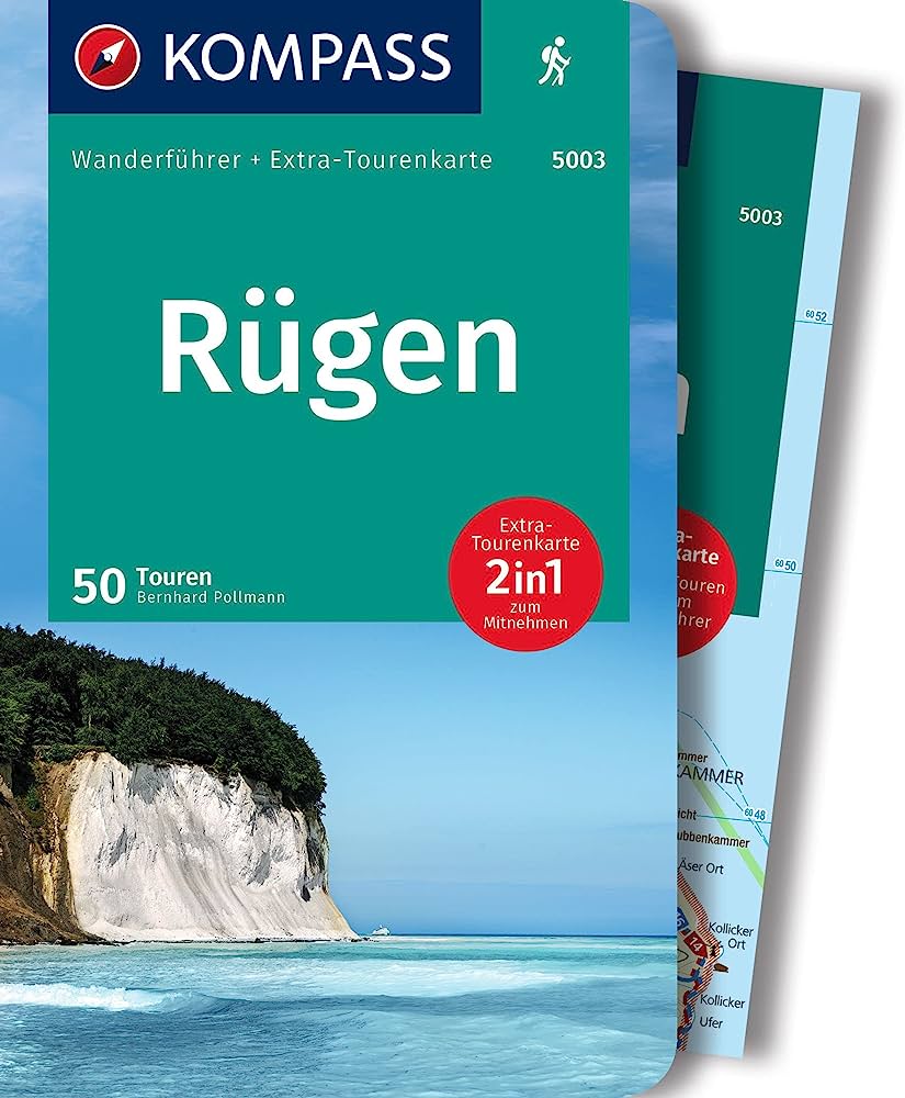 Online bestellen: Wandelgids 5003 Wanderführer Rügen | Kompass