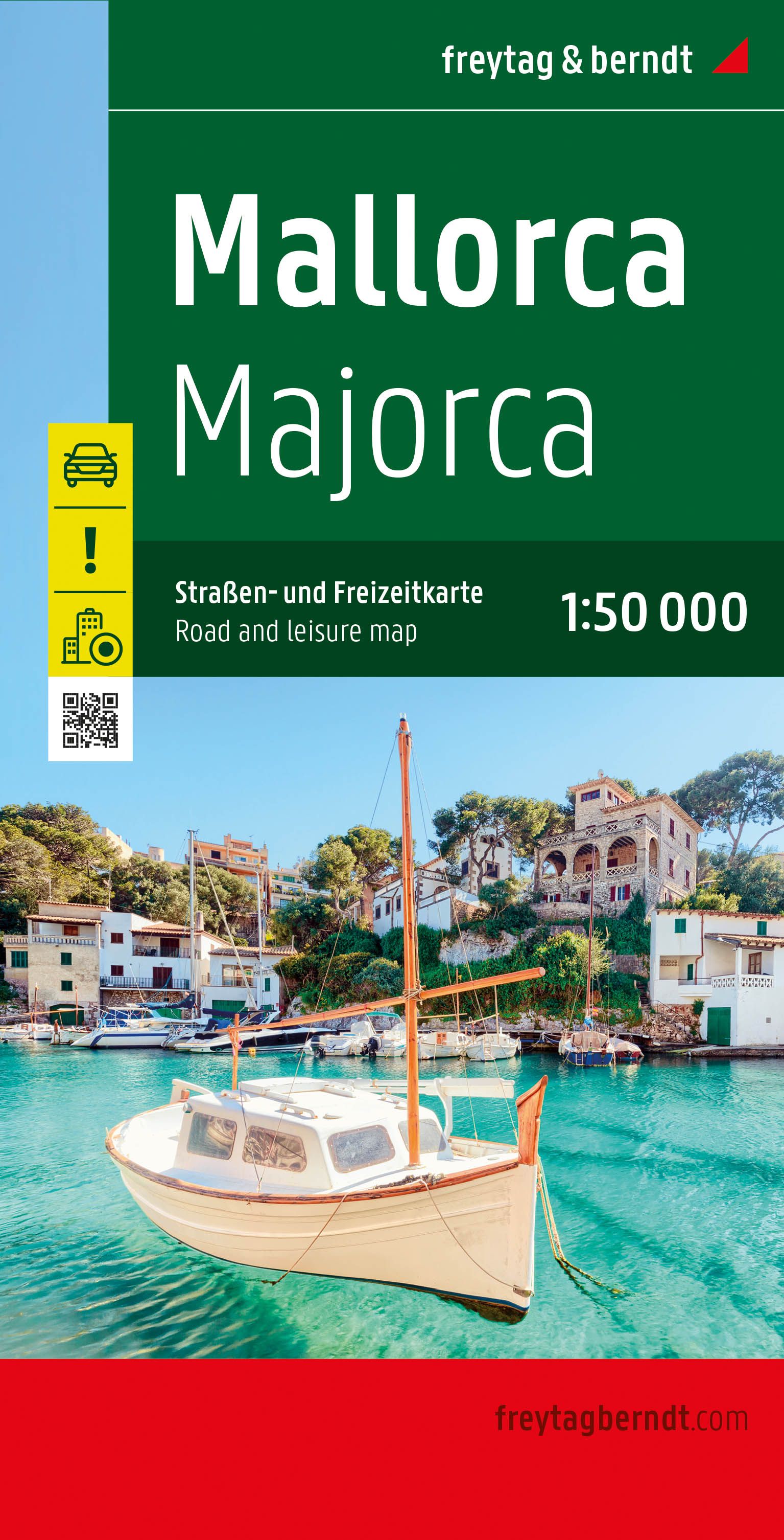 Online bestellen: Wegenkaart - landkaart Mallorca | Freytag & Berndt
