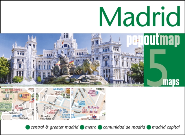 Online bestellen: Stadsplattegrond Popout Map Madrid | Compass Maps