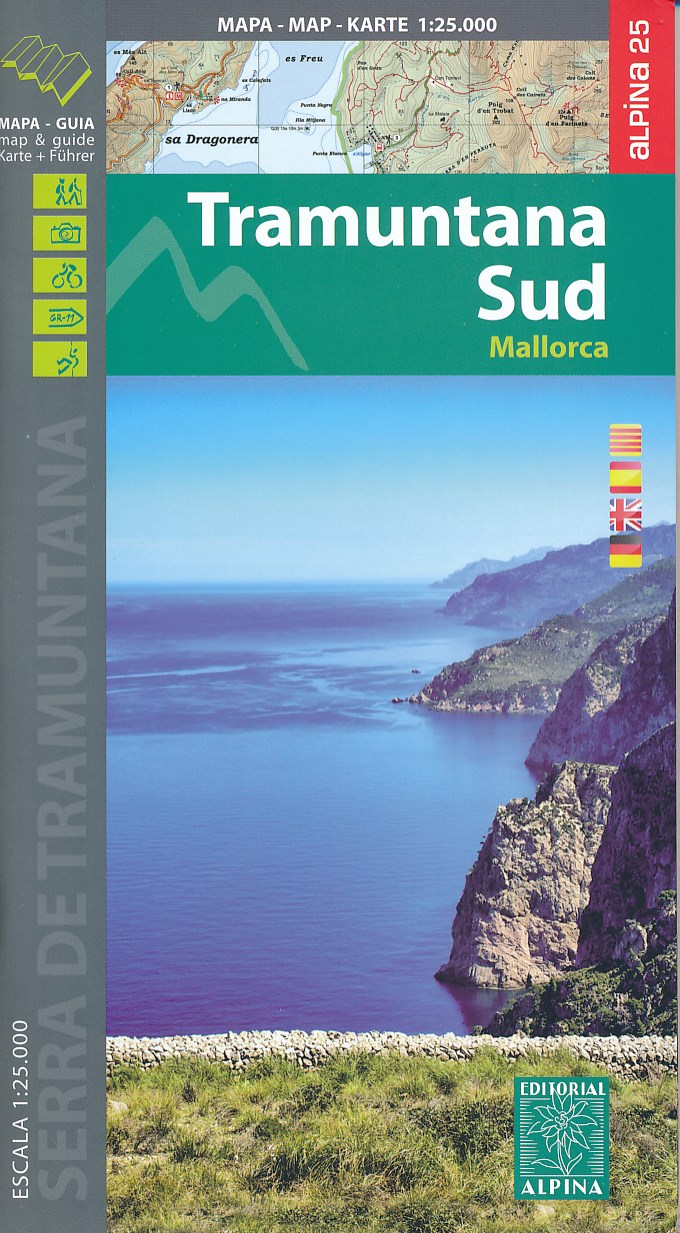 Online bestellen: Wandelkaart 66 Tramuntana Zuid - Mallorca | Editorial Alpina