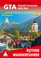 Wandelgids GTA - Grande Traversata delle Alpi Durch das Piemont bis ans Mittelmeer | Rother de zwerver