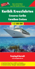 Wegenkaart - landkaart Caribbean Cruises - Cruises in Caraibisch Gebied | Freytag & Berndt de zwerver