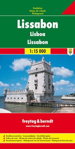 Online bestellen: Stadsplattegrond Lissabon | Freytag & Berndt