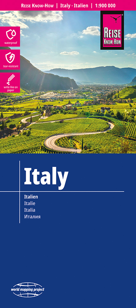 Online bestellen: Wegenkaart - landkaart Italien - Italië | Reise Know-How Verlag