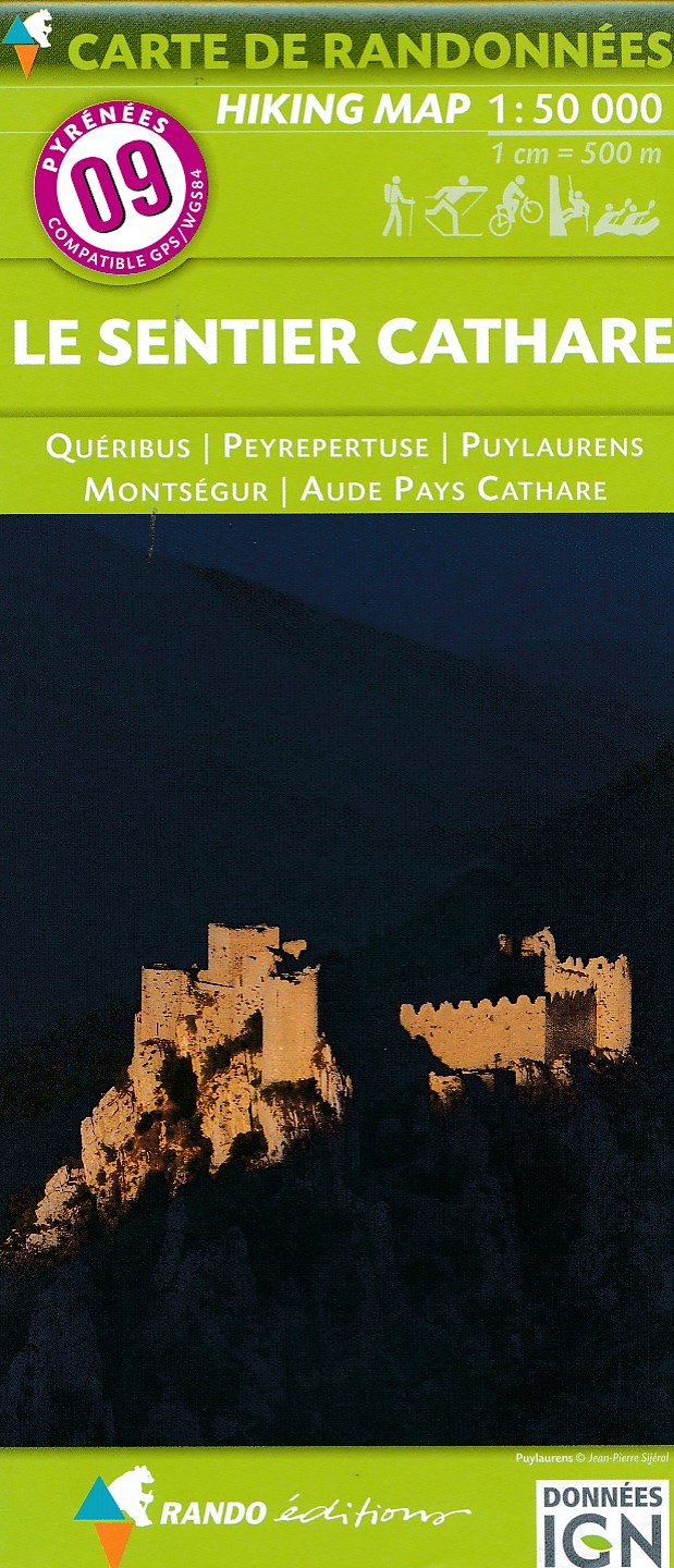 Online bestellen: Wandelkaart 09 Le Sentier Cathare | Rando Editions