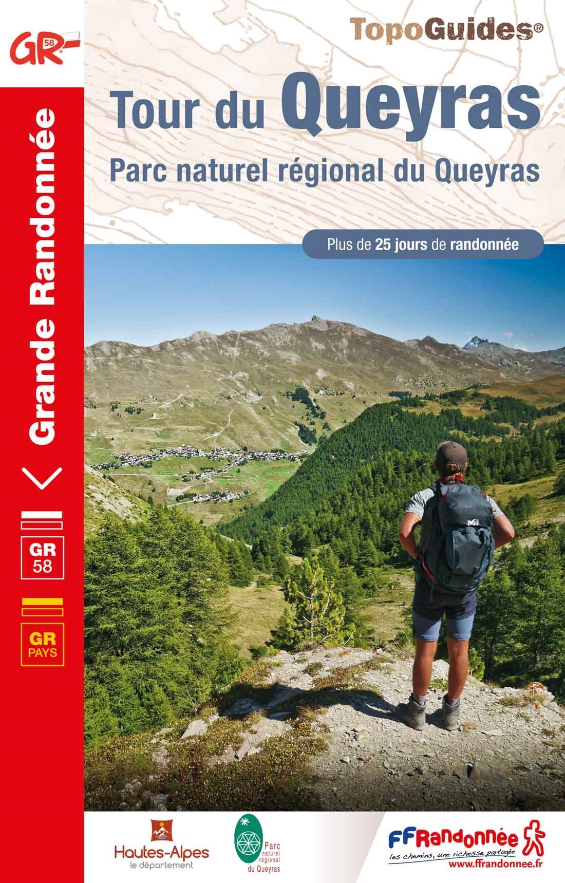 Online bestellen: Wandelgids 505 Tour du Queyras - Parc naturel régional du Queyras GR58 | FFRP