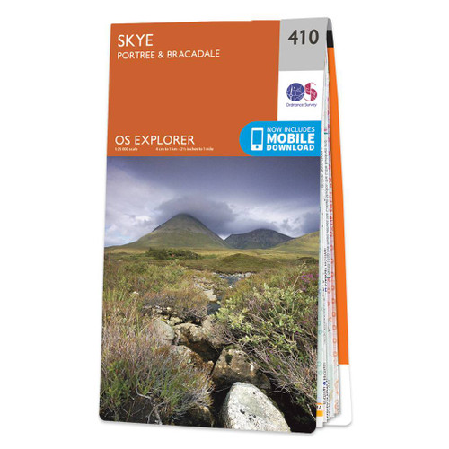 Online bestellen: Wandelkaart - Topografische kaart 410 OS Explorer Map Skye - Portree & Bracadale explorer | Ordnance Survey