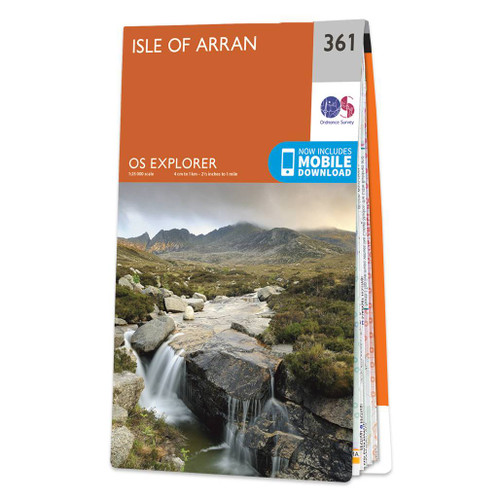 Online bestellen: Wandelkaart - Topografische kaart 361 OS Explorer Map Isle of Arran | Ordnance Survey