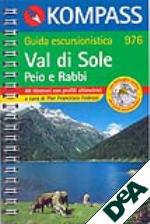 Wandelgids Kompass 976 Val di Sole, Peio e Rabbi di Fedrizzi P | Kompass | 