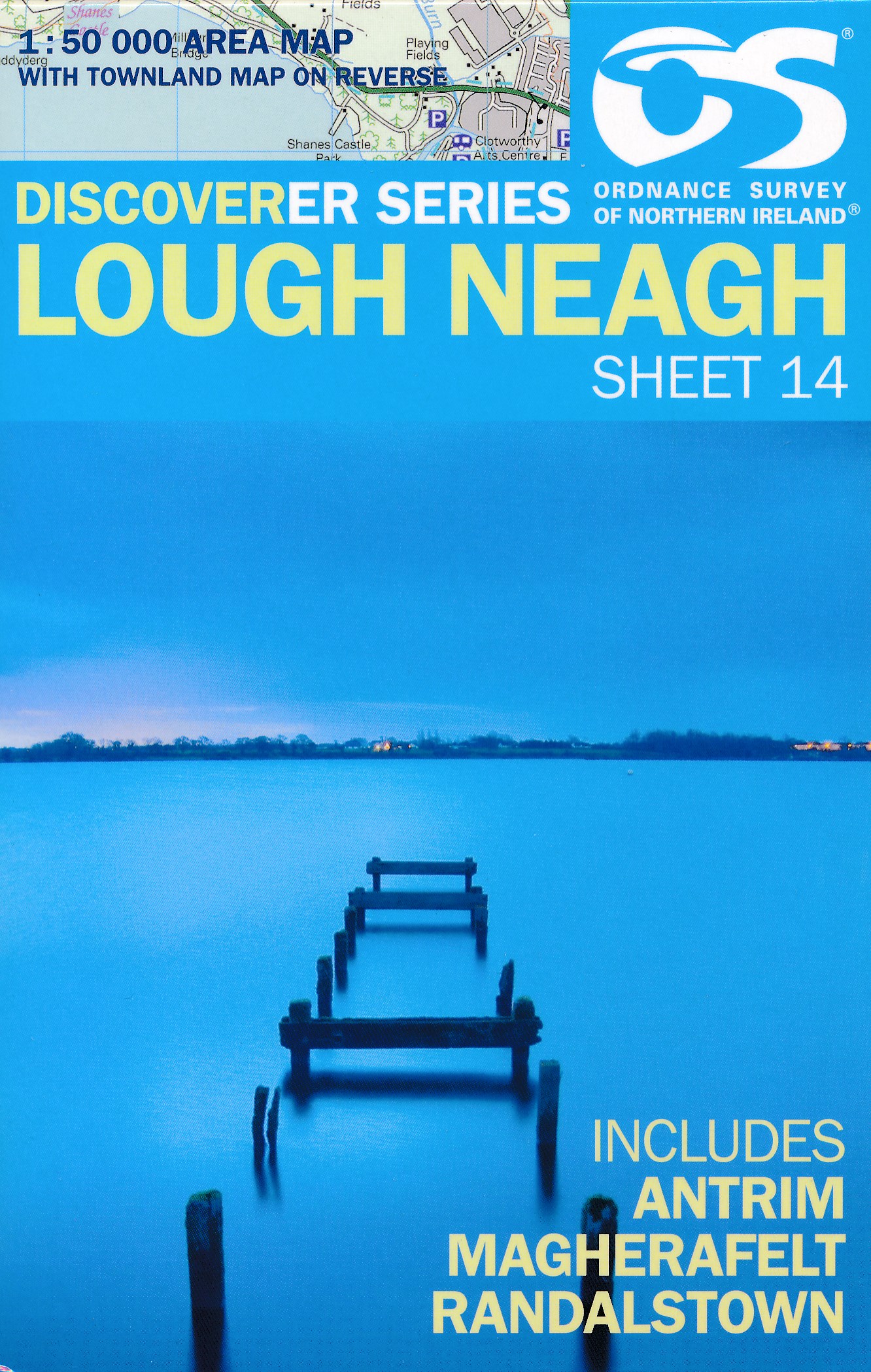 Online bestellen: Wandelkaart 14 Discoverer Lough Neagh | Ordnance Survey Northern Ireland
