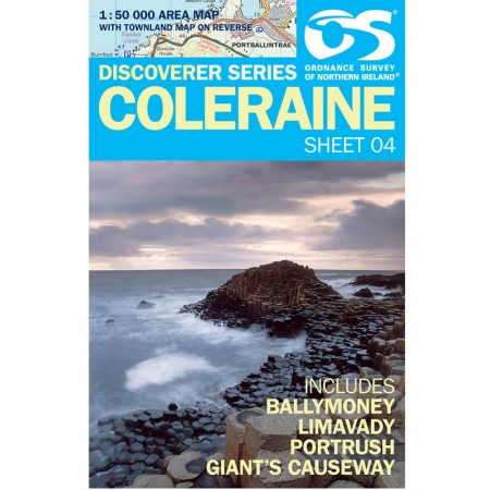 Online bestellen: Wandelkaart 04 Discoverer Coleraine | Ordnance Survey Northern Ireland
