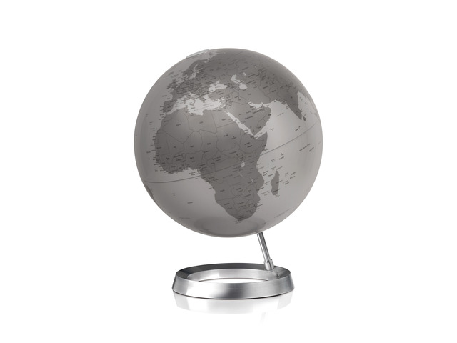 Wereldbol - Globe 24 Full Circle Vision Zilver | Atmosphere de zwerver