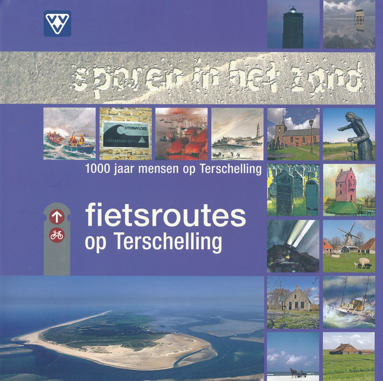 Online bestellen: Fietsgids Sporen in het zand - Fietsroutes op Terschelling | VVV Terschelling