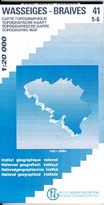 Wandelkaart - Topografische kaart 41/5-6 Topo25 Wasseiges - Braives | NGI - Nationaal Geografisch Instituut de zwerver