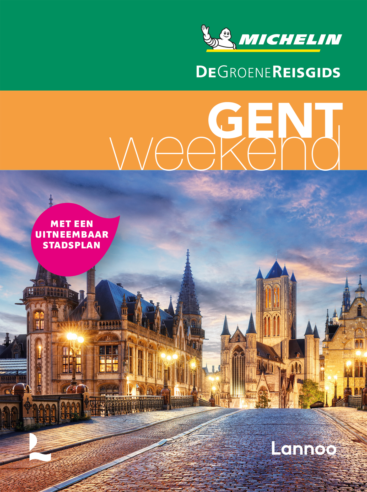 Online bestellen: Reisgids Michelin groene gids weekend Gent | Lannoo