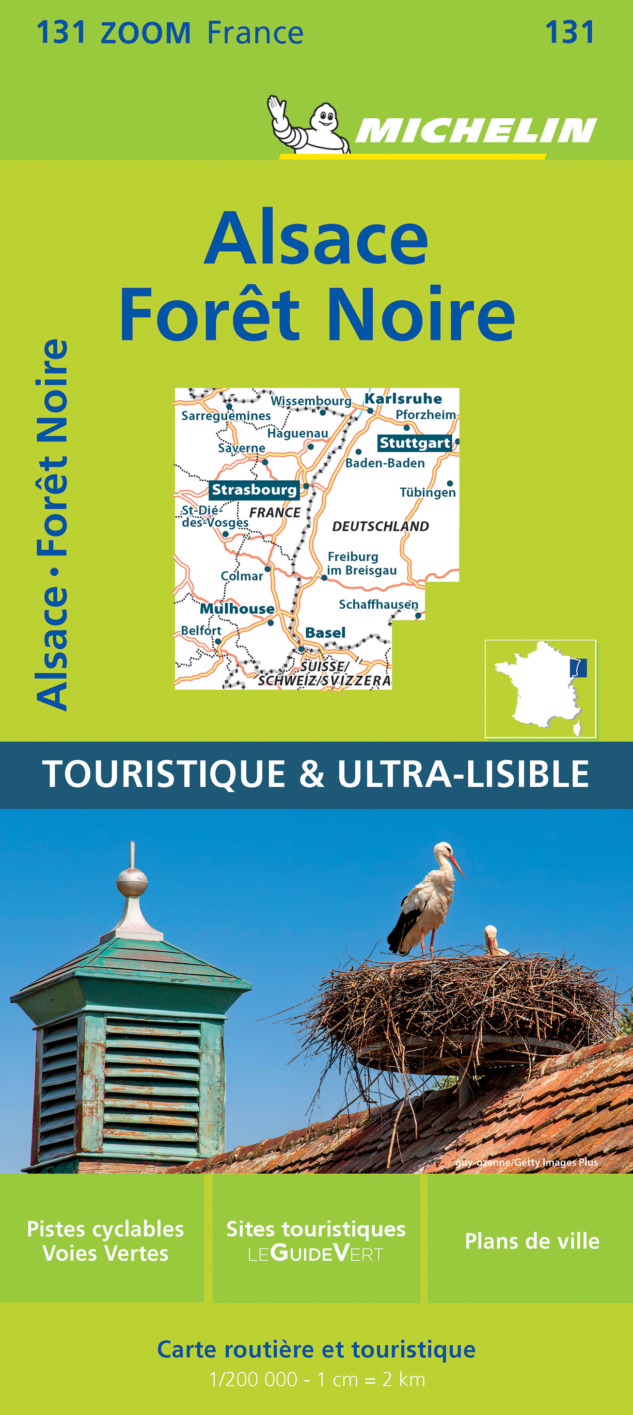 Wegenkaart - landkaart 131 Forêt Noire, Alsace, Vallée du Rhin | Miche