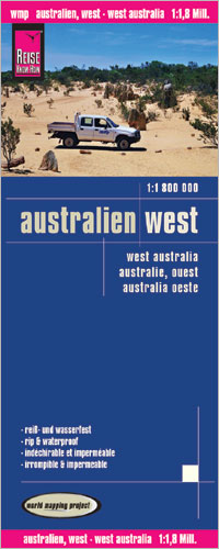 Online bestellen: Wegenkaart - landkaart Australië West - Australien west | Reise Know-How Verlag