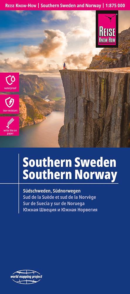 Online bestellen: Wegenkaart - landkaart Zuid Zweden en Zuid Noorwegen | Reise Know-How Verlag