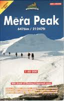 Wandelkaart Mera Peak climbing map 1:40.000 | Napa Maps | 