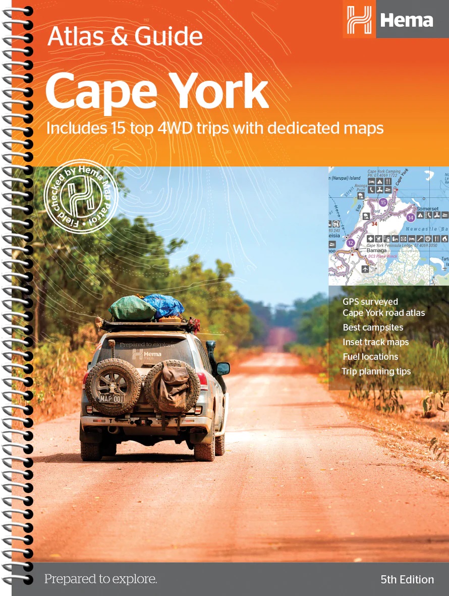 Online bestellen: Wegenatlas Cape York Atlas & Guide | Hema Maps