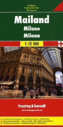 Online bestellen: Stadsplattegrond Milaan - Milan | Freytag & Berndt