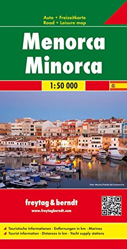 Online bestellen: Wandelkaart - Wegenkaart - landkaart Menorca | Freytag & Berndt