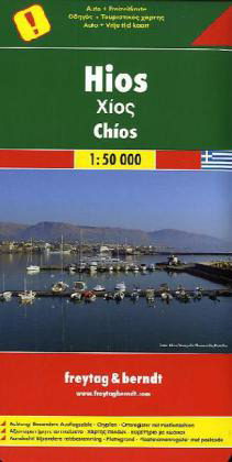 Online bestellen: Wandelkaart - Wegenkaart - landkaart Chios - Hios | Freytag & Berndt
